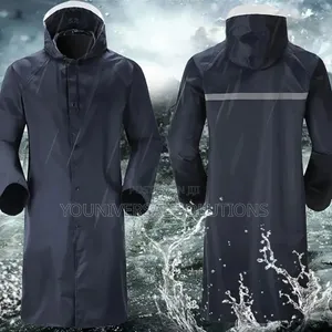 Heavy Duty Rain Coat - Black