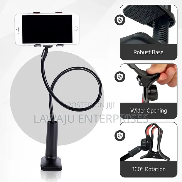 Goose Neck Phone Holder Clip - 1