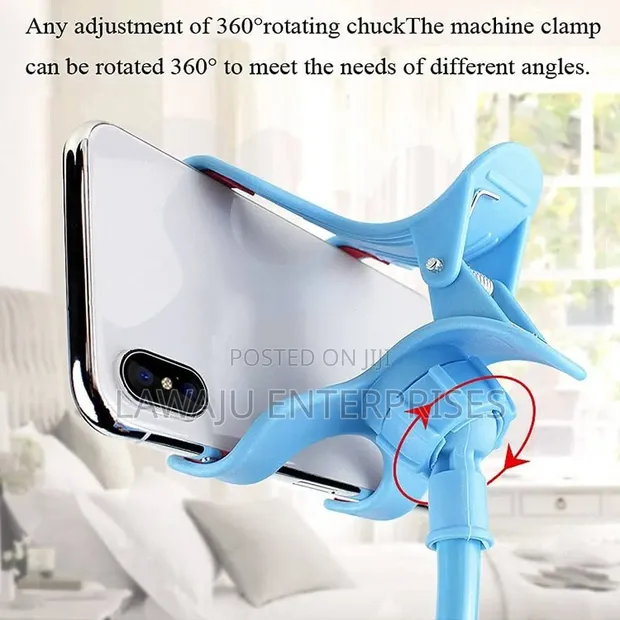 Flexible Lazy Phone Holder Clip - 1