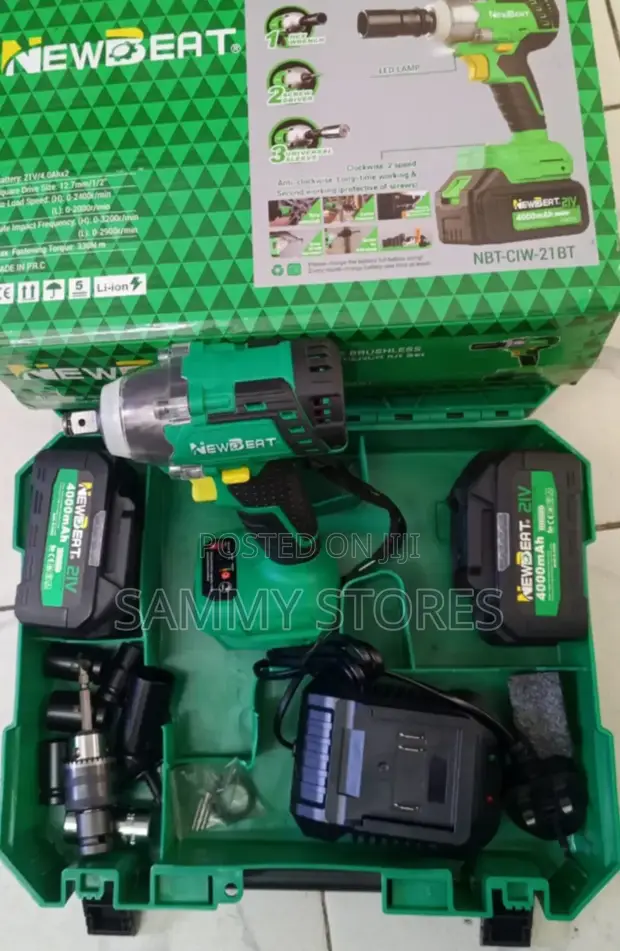 NewBeat 21V Cordless Brushless Wrench Kit - 1