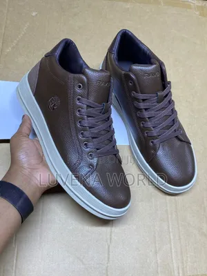 RN Highcut Sneakers - Brown & White