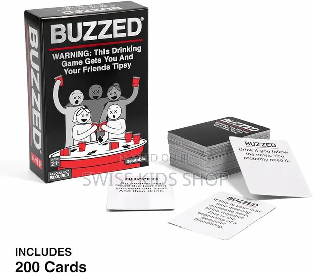 Buzzed Adult Party Card Game - 1