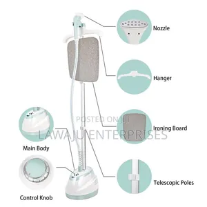 Standing Garment Steamer, 2000W, Blue