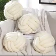 Knot Pillow Round Ball Home Decor Cushion - 1