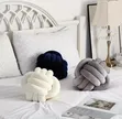 Knot Pillow Round Ball Home Decor Cushion - 2