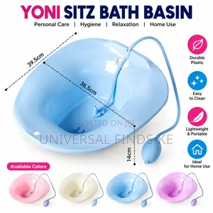 Yoni Sitz Bath Basin with Irrigation Bulb