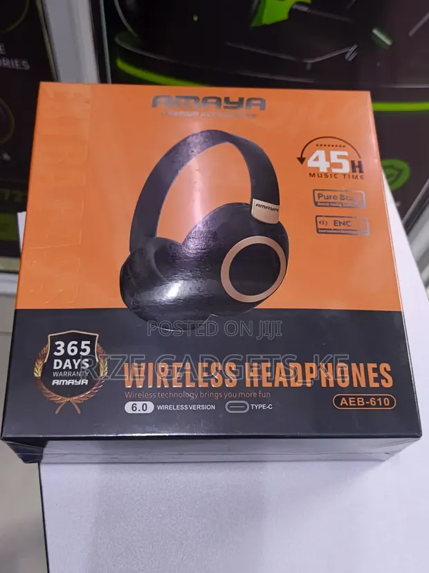 Amaya Pure Bass Wireless Headphones AEB-610 - 1