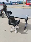 Boss Office Products Office Desk with Headrest - 1