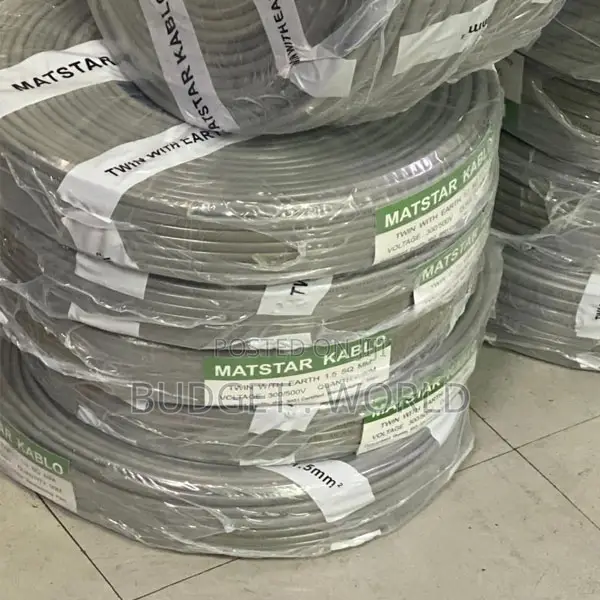 Heavy Duty 90M 2.5mm Twin With Earth PVC Cable - 1