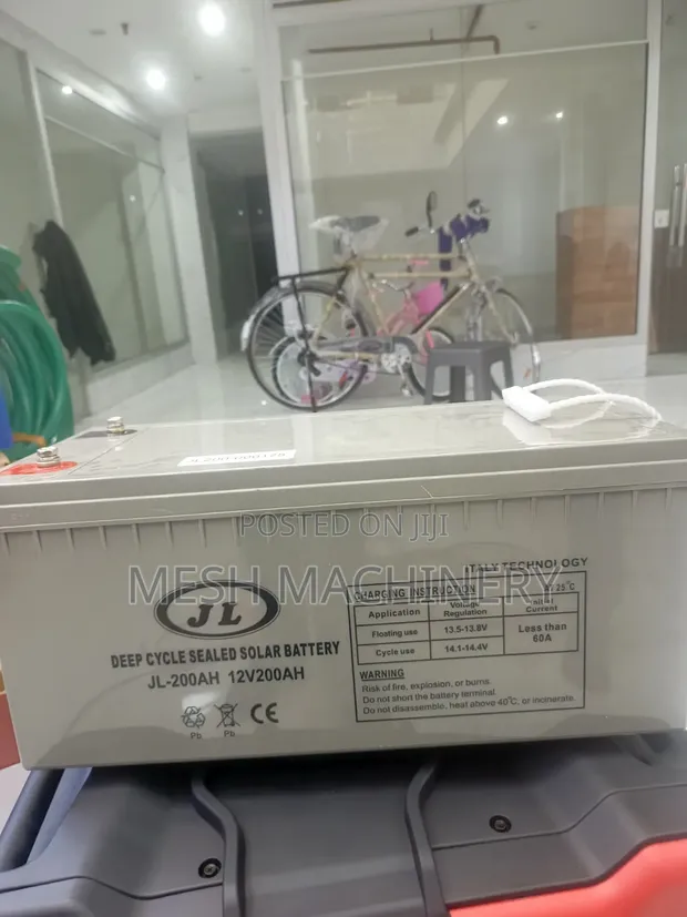 JL 12V 200AH Deep Cycle Solar Battery - 1