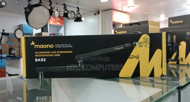 Maono BA92 Microphone Suspension Boom Arm Stand - 1