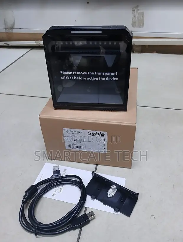 XB-8808G 2D Barcode Reader - Table Mount Scanner - 1