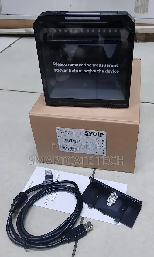 2D Barcode Scanner XB-8808G - Hands-Free POS Reader - 1