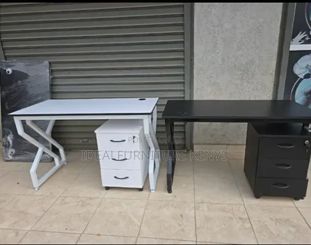 Boss Office Products Desk and Mobile Pedestal - 1
