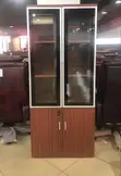 Half Glass Wooden Bookcase - 3