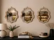Boho Beaded Irregular Mirror Tray - 2