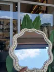 Boho Beaded Irregular Mirror Tray - 5