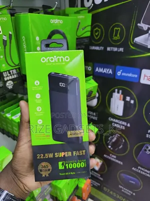 Oraimo 22.5W Super Fast Charging Powerbank 10000mAh