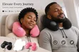 Inflatable Travel Neck Pillow with Storage Bag - 1