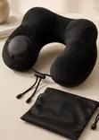 Inflatable Travel Neck Pillow with Storage Bag - 5