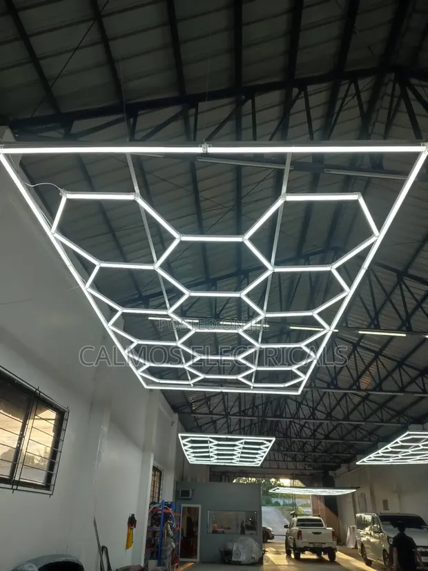 Mezzanine Hexagonal Lights - 1