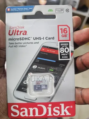 Sandisk 16GB Memory Card Class 10