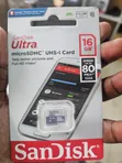 Sandisk 16GB Memory Card Class 10 - 1