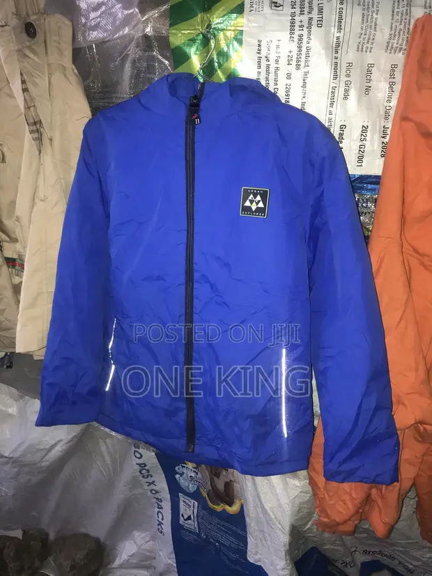 Boys' Hooded Jacket - Royal Blue - 1