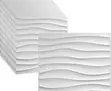 White 3D PVC Wall Panels - 2