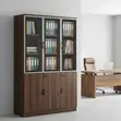 3-Door Wooden Filing Cabinet - 4
