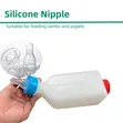 800ml Plastic Suspended Milk Feeding Bottle with Handle for Lambs, Goats - 4