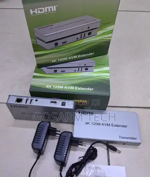 Plug & Play 120M KVM Extender for Office CCTV HDMI