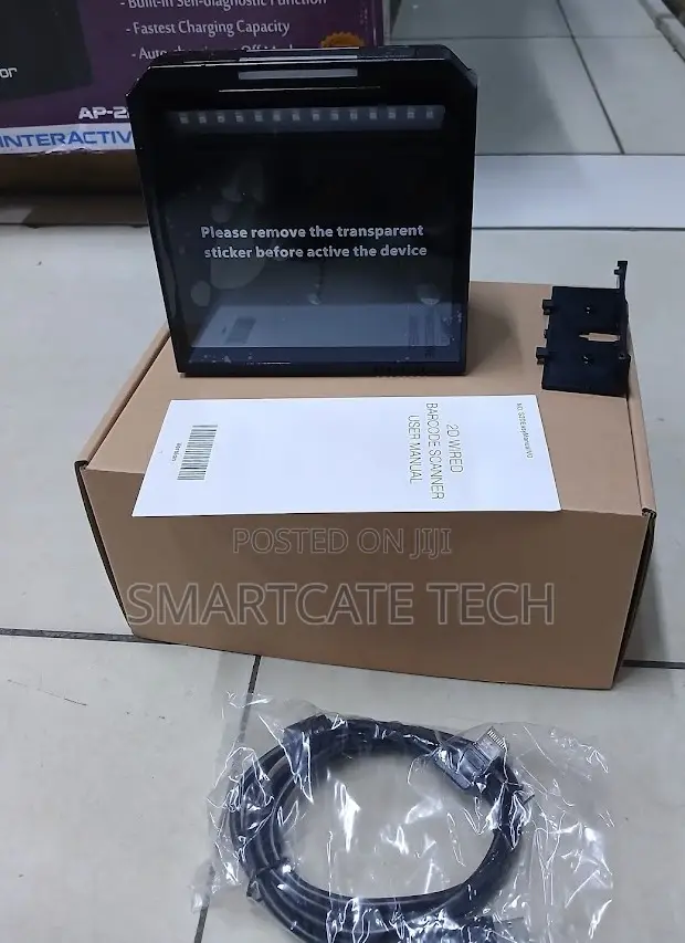 XB-8808G 2D Barcode Scanner - Automatic Hands-Free Reader - 1