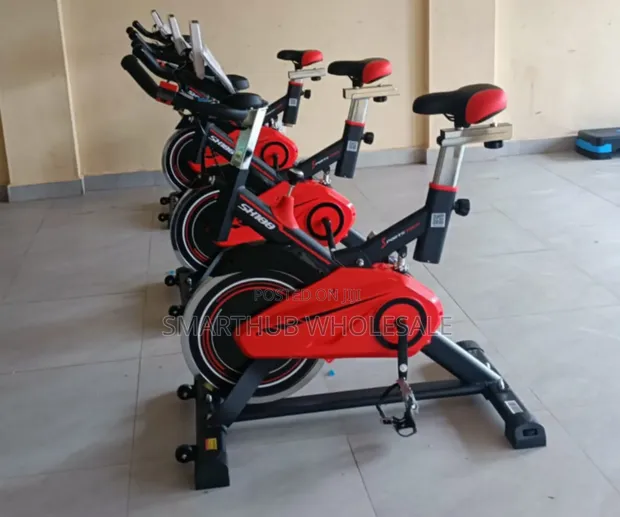 SH 100 Spin Bike - 15kg Flywheel, 120kg Capacity - 1