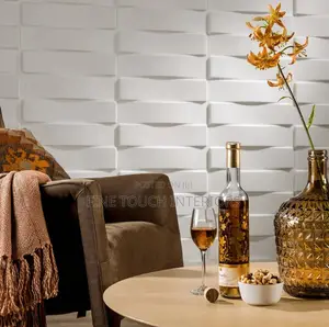 Modern Living Room 3D PVC Wall Panels