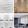 Modern Living Room 3D PVC Wall Panels - 2
