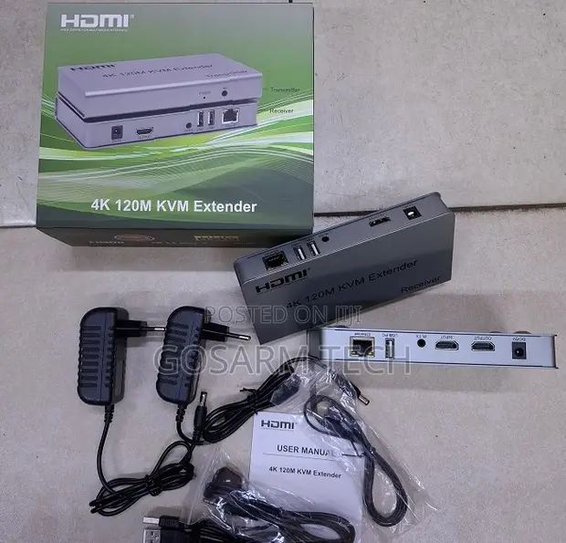 120m HDMI KVM Extender with IR & USB - 1