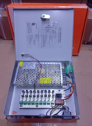CCTV Power Supply 20A 12V Metal Cage