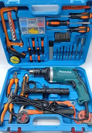 Makita 680W Electric Drill with Tool Set