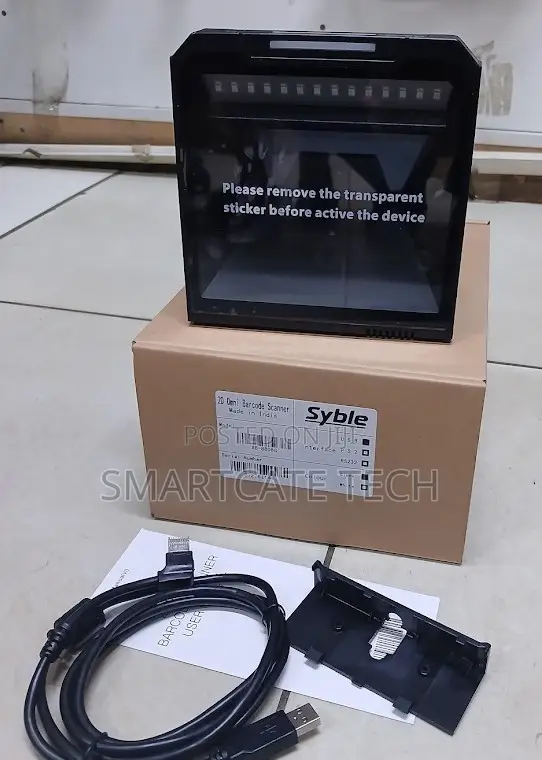 XB-8808G Table Mount 2D Barcode Scanner - POS Reader - 1