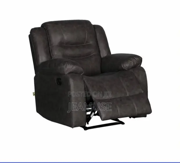 Seti ya Sofa za Recliner Mpya Kabisa - Rangi ya Chokoleti Nyeusi - 1