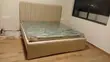 5x6 Beige Channel-Tufted Chester Bed Frame - Free Delivery - 1