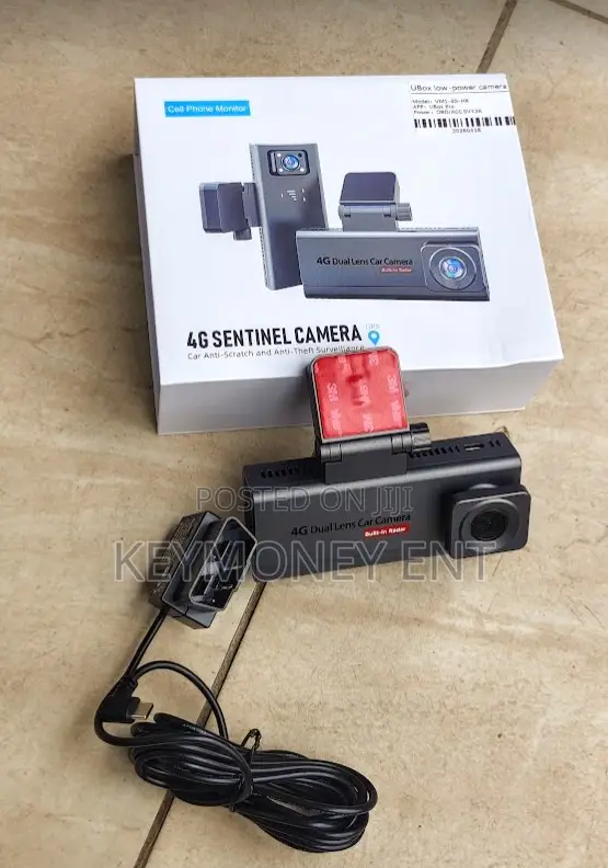 Dual Lens 4G SIM Dash Camera for Motor Vehicles - 1