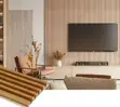 Living Room Fluted Wall Panels - 1