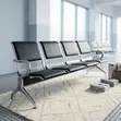 4-Link Semi-Padded Waiting Bench - 1