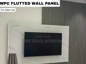 Fluted Wall Panels for TV Area - Fine Touch