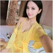 2pcs Luxury Satin Lingerie Set - 1