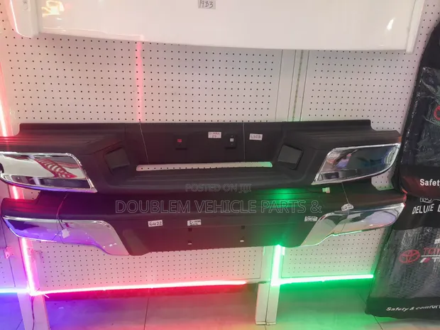 Rear Bumper Isuzu D-Max 2012-2015 Silver/Black - 1