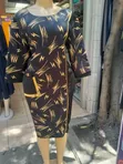 Elegant Office-Ready Dress with Abstract Patterns - 2