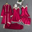 5-Piece Nighties Pyjamas Set - Medium to 3XL - 1
